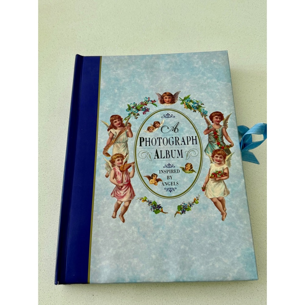 Vintage 1996 Victorian Photo Album Hardback Angels Ornate Collectible Romantic